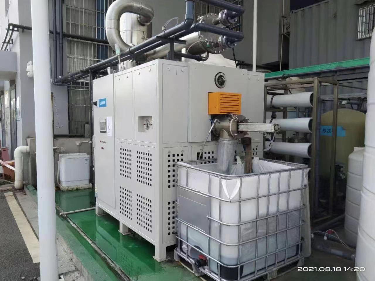 布拖县湖南某新材料有限公司FY-ZQ-JJ-5T蒸汽低温结晶蒸发设备高盐硫酸废水案例